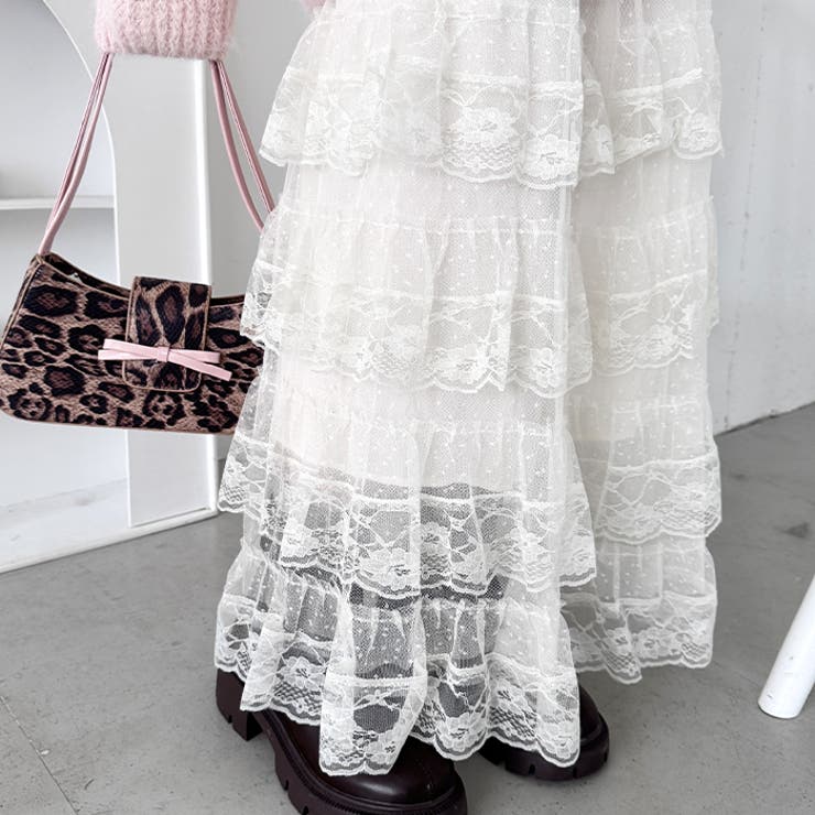 レースティアードチュールスカート | Outfitter lab | 詳細画像20 