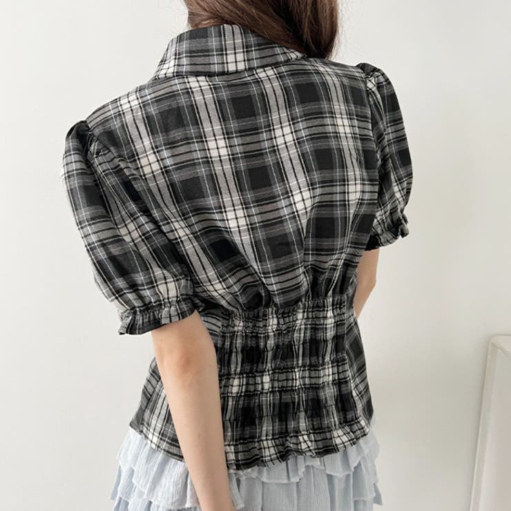 コルセットライクチェックシャツ | Outfitter lab | 詳細画像12 