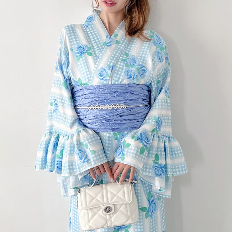 【かんたん着付け】フリル浴衣3点セット【セパレート浴衣】 | Outfitter lab | 詳細画像14 