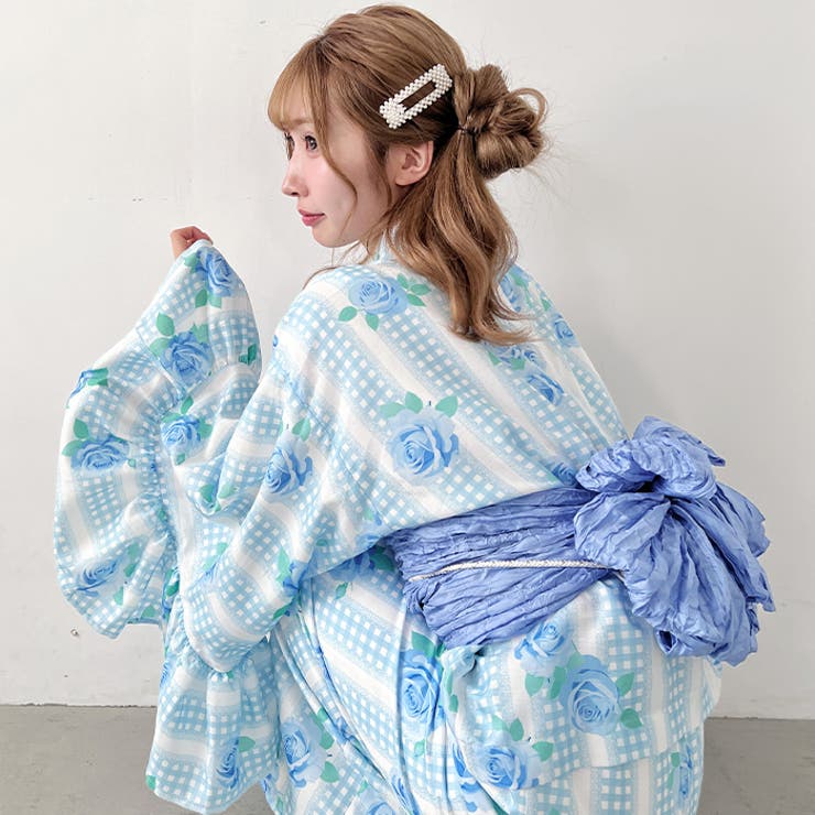 【かんたん着付け】フリル浴衣3点セット【セパレート浴衣】 | Outfitter lab | 詳細画像16 