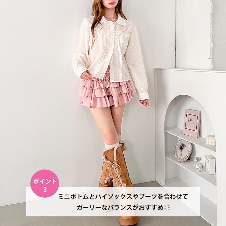 ロングスリーブリトルフラワーブラウス | Outfitter lab | 詳細画像4 