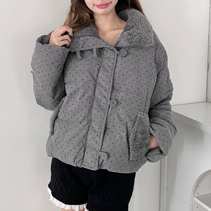 ドットコーデュロイボアカラーブルゾン | Outfitter lab | 詳細画像13 