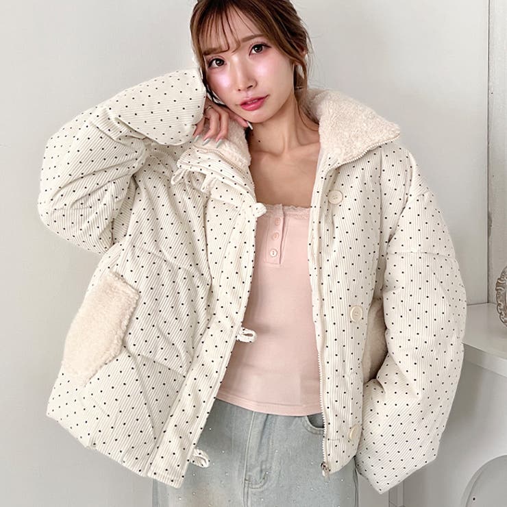 ドットコーデュロイボアカラーブルゾン | Outfitter lab | 詳細画像8 