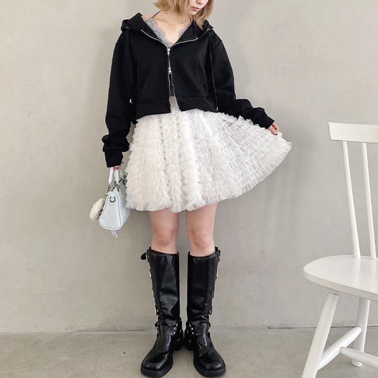 スワンチュールミニスカート | Outfitter lab | 詳細画像14 