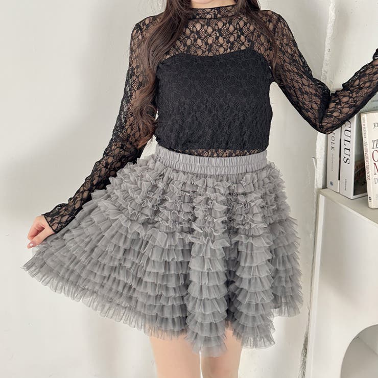 スワンチュールミニスカート | Outfitter lab | 詳細画像27 