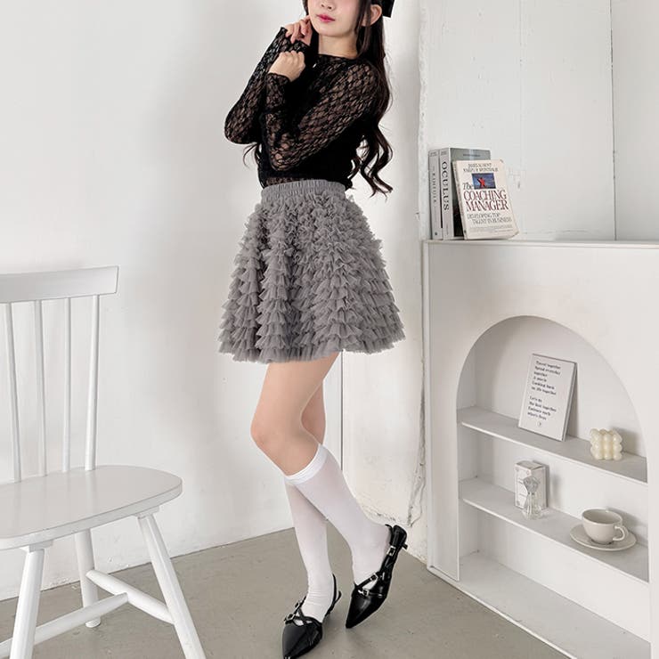 スワンチュールミニスカート | Outfitter lab | 詳細画像28 