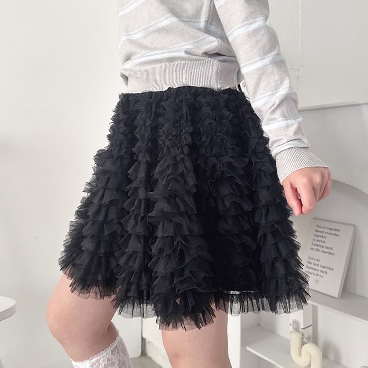 スワンチュールミニスカート | Outfitter lab | 詳細画像6 
