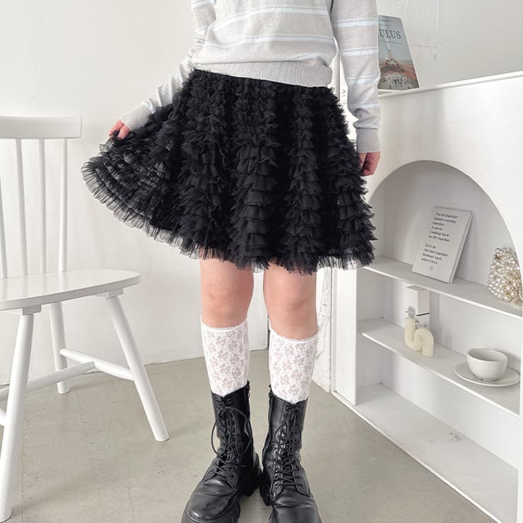 スワンチュールミニスカート | Outfitter lab | 詳細画像8 