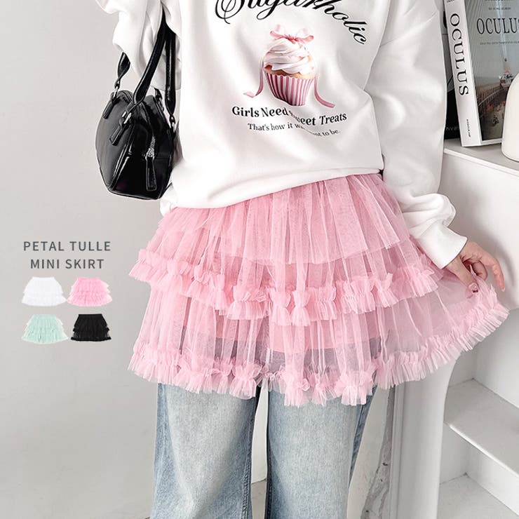 ペタルチュールミニスカート | Outfitter lab | 詳細画像1 