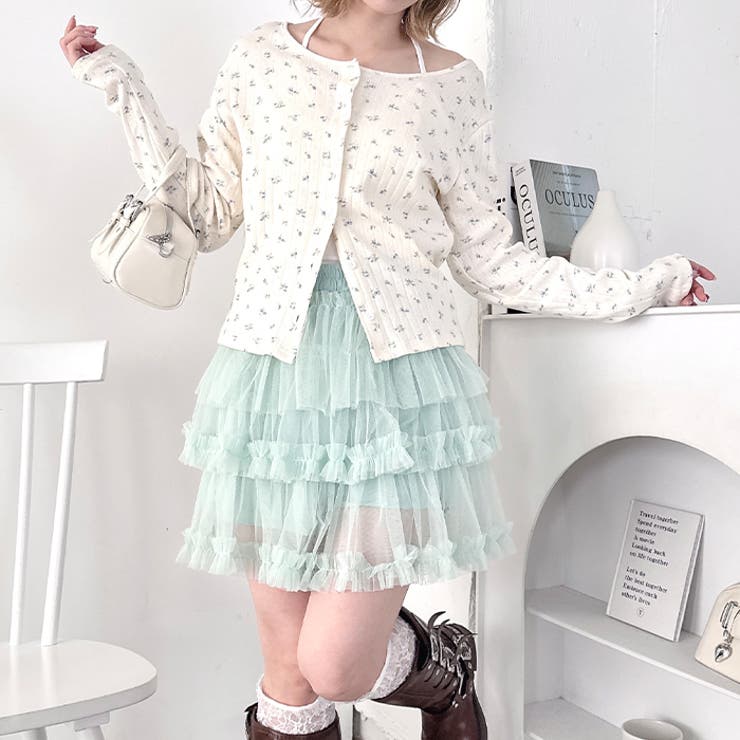 ペタルチュールミニスカート | Outfitter lab | 詳細画像22 