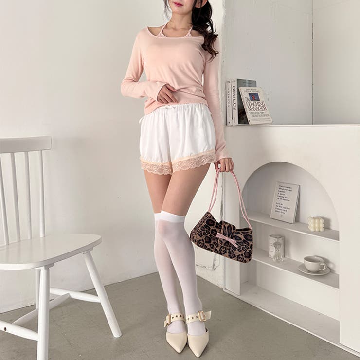 ダブルリボンサテンショートパンツ | Outfitter lab | 詳細画像14 