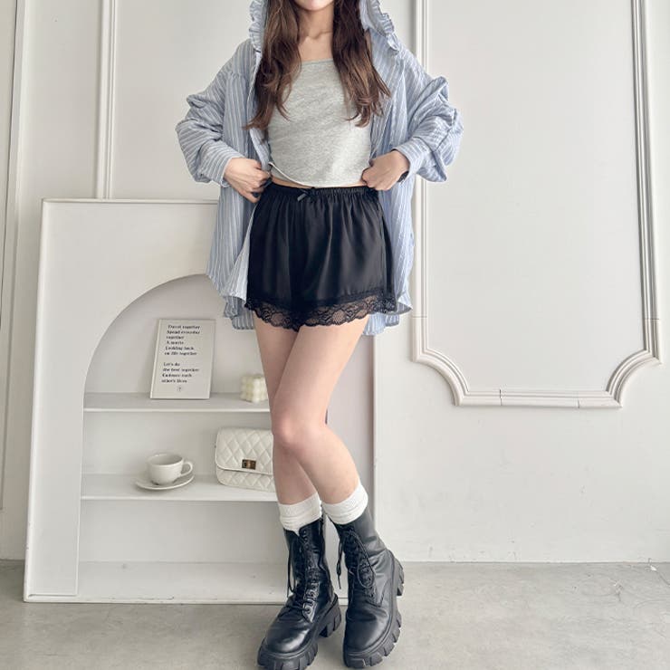ダブルリボンサテンショートパンツ | Outfitter lab | 詳細画像9 