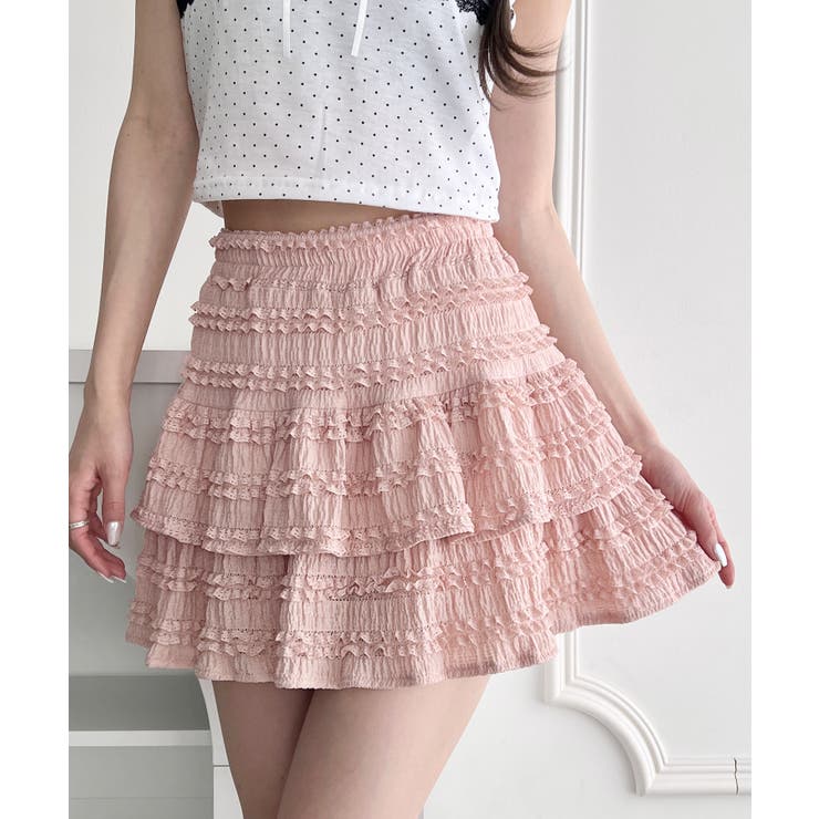 ピンク | ホイップフリルミニスカパン | Outfitter lab