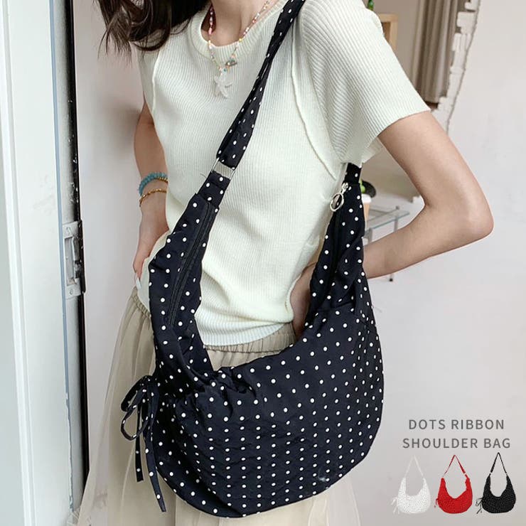 ドットリボンショルダーバッグ | Outfitter lab | 詳細画像1 