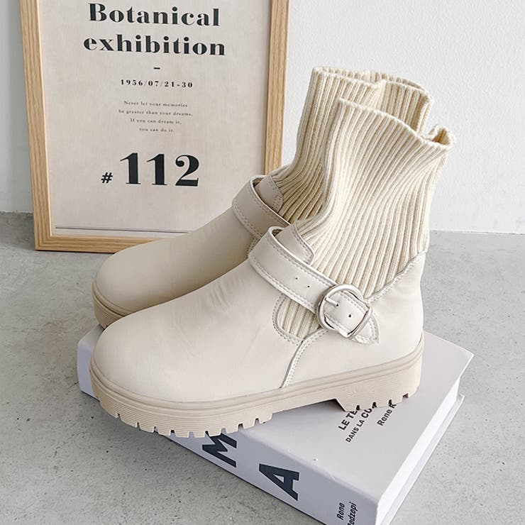 ニットドッキングベルトソックスブーツ | Outfitter lab | 詳細画像10 