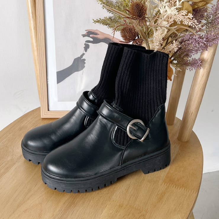 ニットドッキングベルトソックスブーツ[品番：OUTW0000770]｜Outfitter