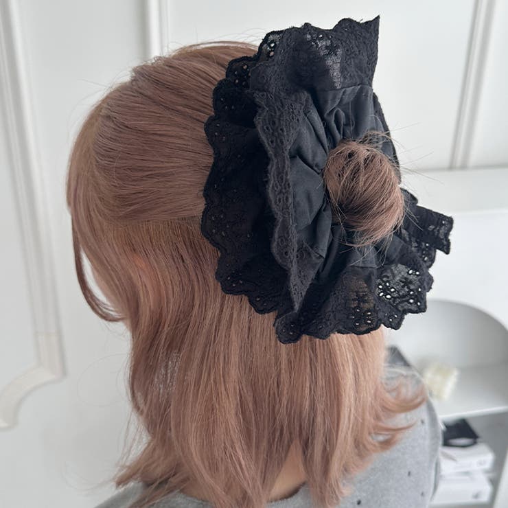 コットンレースボリュームシュシュ | Outfitter lab | 詳細画像10 