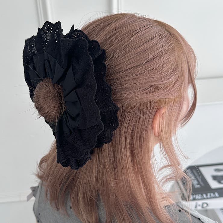 コットンレースボリュームシュシュ | Outfitter lab | 詳細画像11 