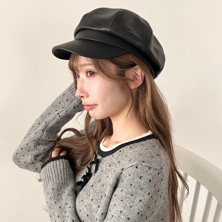 PUレザーキャスケット | Outfitter lab | 詳細画像13 