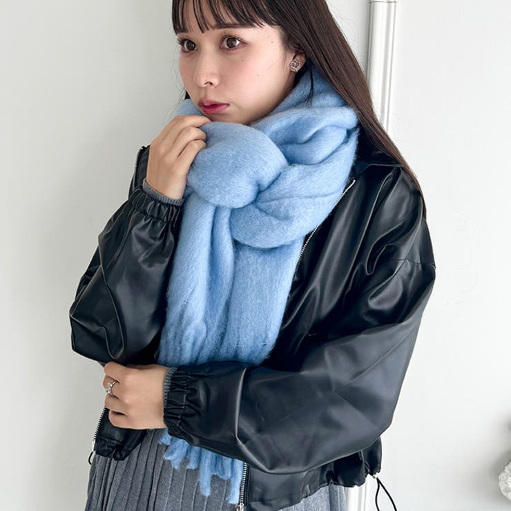 ふわふわボリューム太フリンジマフラー | Outfitter lab | 詳細画像19 