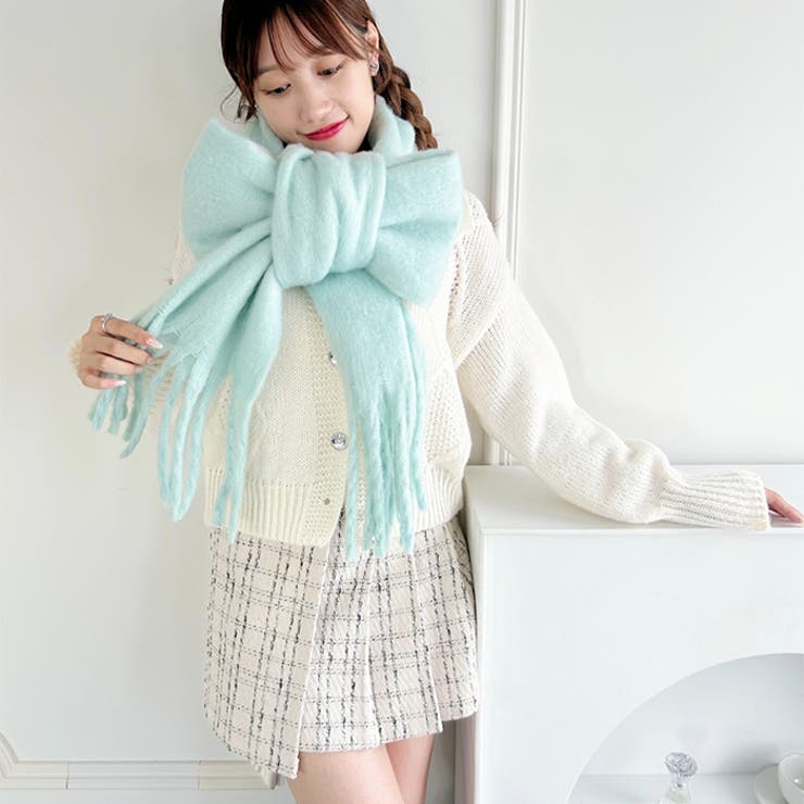 ふわふわボリューム太フリンジマフラー | Outfitter lab | 詳細画像26 