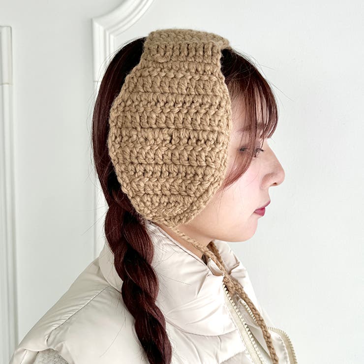 【5色展開】ポンポンリボンニットイヤーマフ | Outfitter lab | 詳細画像26 
