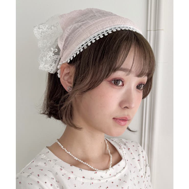 チュールレースカチューシャ[品番：OUTW0000435]｜Outfitter lab