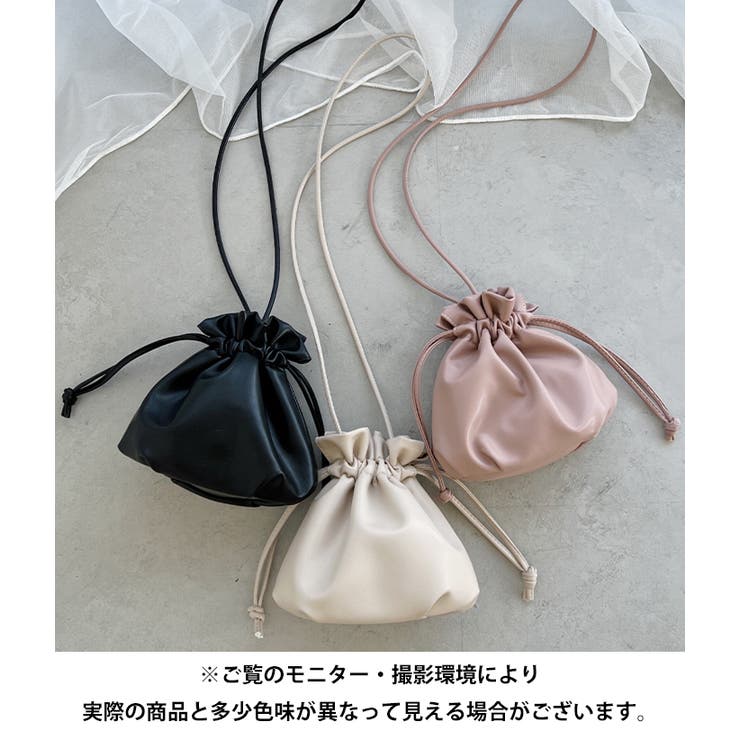 2WAYフェイクレザー巾着ミニショルダー | Outfitter lab | 詳細画像31 