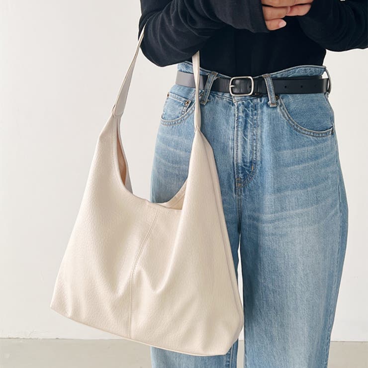 【A4サイズ収納可】ポーチ付き フェイクレザートートバッグ | Outfitter lab | 詳細画像22 