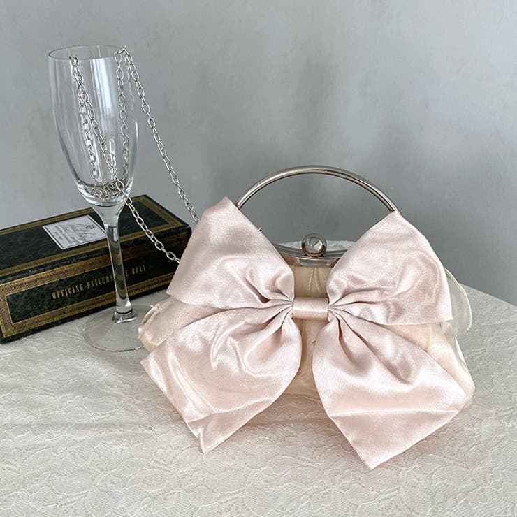 リボンモチーフ2WAYバッグ パーティーパーティーバッグ 結婚式 | Outfitter lab | 詳細画像28 