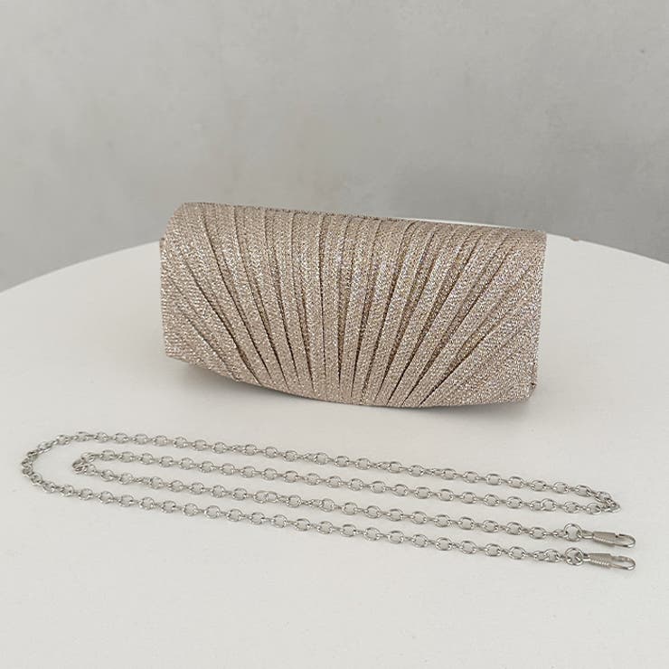 ラメコンパクトクラッチバッグ パーティーバッグ | Outfitter lab | 詳細画像24 