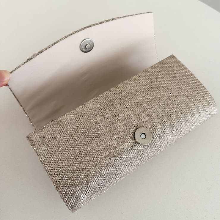 ラメコンパクトクラッチバッグ パーティーバッグ | Outfitter lab | 詳細画像25 