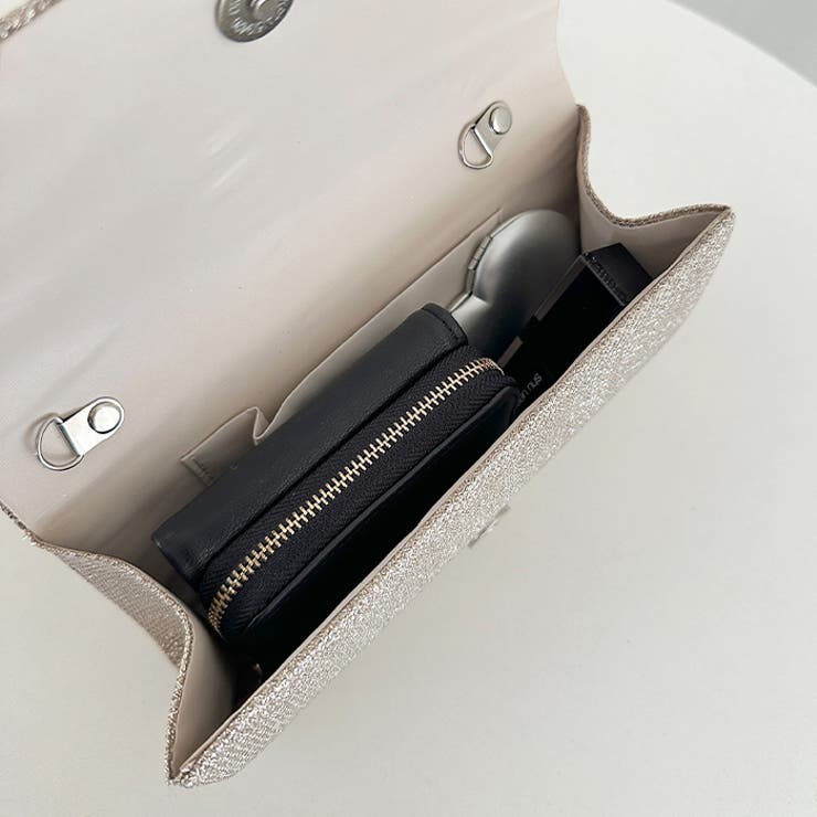 ラメコンパクトクラッチバッグ パーティーバッグ | Outfitter lab | 詳細画像27 