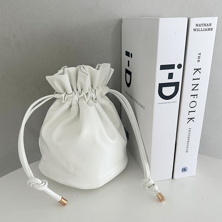 PU巾着コンパクトショルダーバッグ[品番：OUTW0000821]｜Outfitter lab