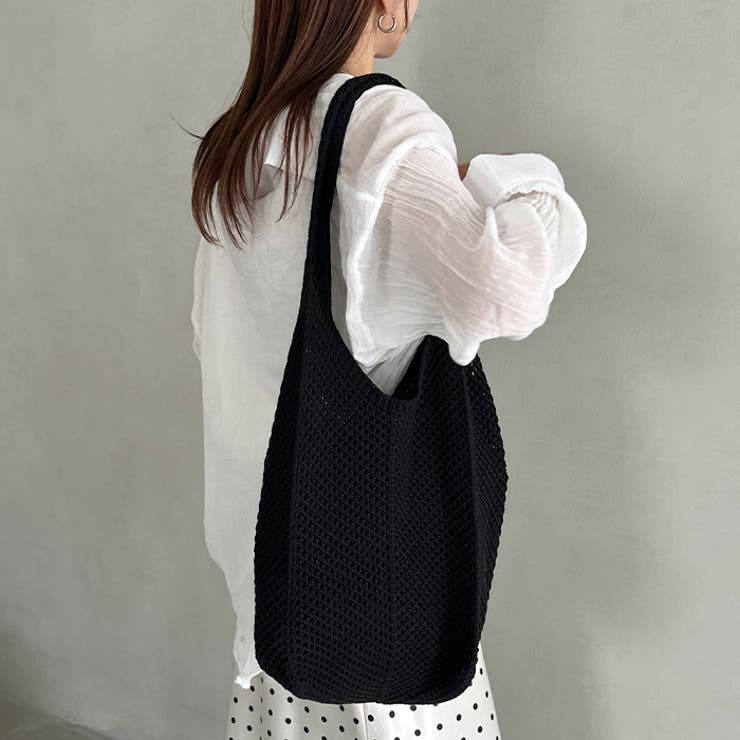 【A4収納可】編みトートバッグ | Outfitter lab | 詳細画像13 