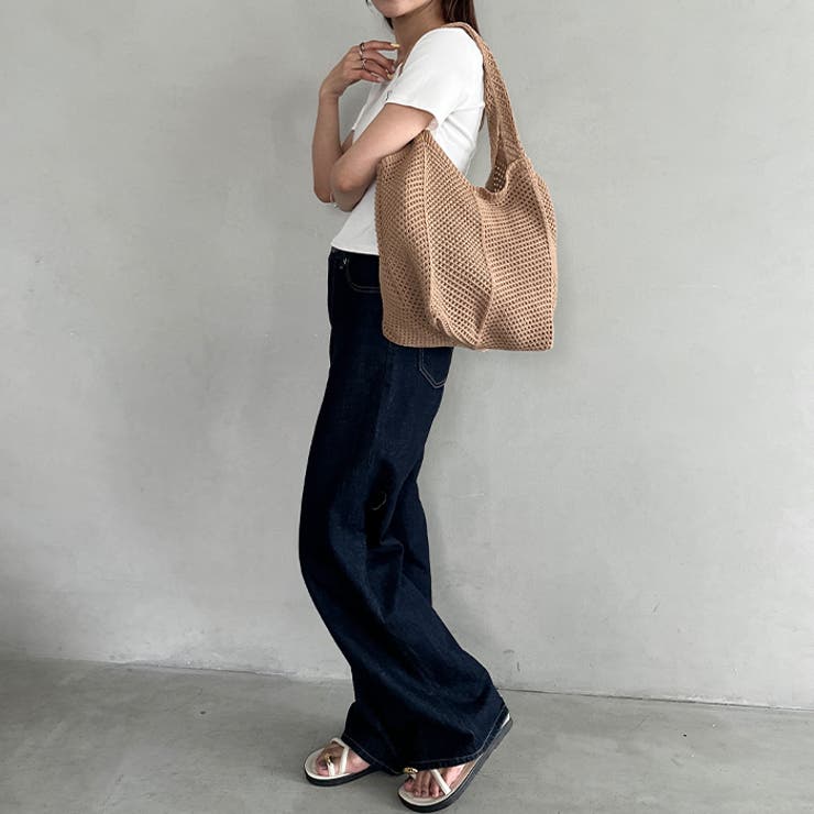 【A4収納可】編みトートバッグ | Outfitter lab | 詳細画像21 