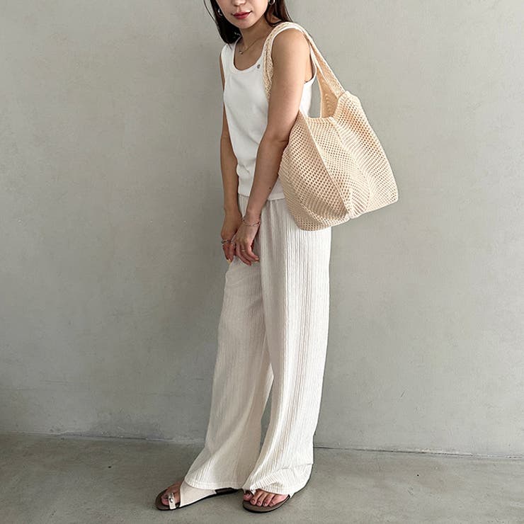 【A4収納可】編みトートバッグ | Outfitter lab | 詳細画像9 