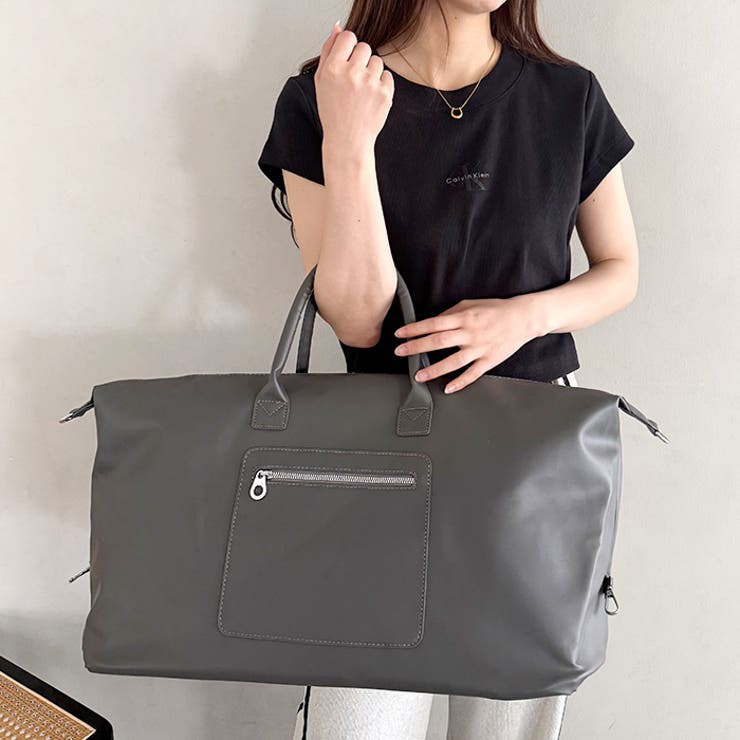 ファスナー付き大容量ボストンバッグ トラベルボストンバッグ 2WAYボストン | Outfitter lab | 詳細画像12 