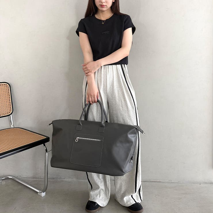 ファスナー付き大容量ボストンバッグ トラベルボストンバッグ 2WAYボストン | Outfitter lab | 詳細画像15 