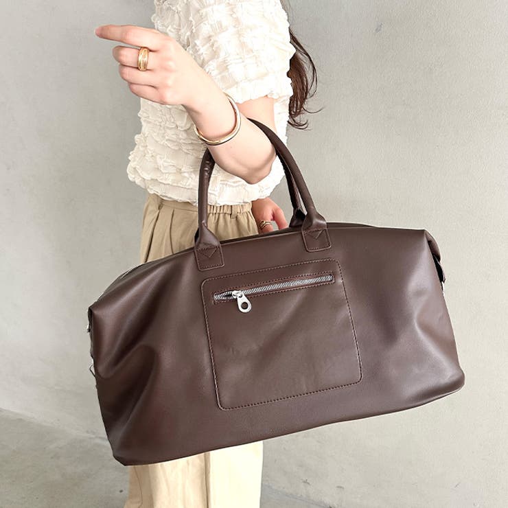 ファスナー付き大容量ボストンバッグ トラベルボストンバッグ 2WAYボストン | Outfitter lab | 詳細画像18 