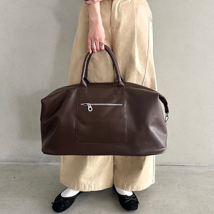 ファスナー付き大容量ボストンバッグ トラベルボストンバッグ 2WAYボストン | Outfitter lab | 詳細画像19 