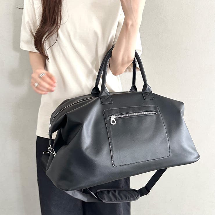 ファスナー付き大容量ボストンバッグ トラベルボストンバッグ 2WAYボストン | Outfitter lab | 詳細画像5 