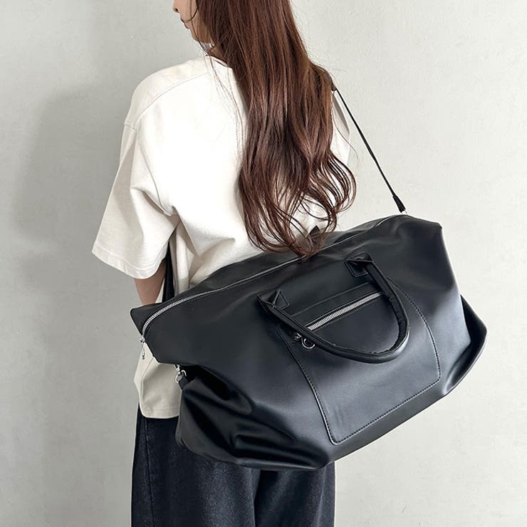 ファスナー付き大容量ボストンバッグ トラベルボストンバッグ 2WAYボストン | Outfitter lab | 詳細画像6 