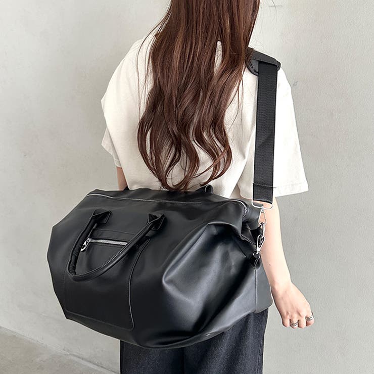 ファスナー付き大容量ボストンバッグ トラベルボストンバッグ 2WAYボストン | Outfitter lab | 詳細画像7 