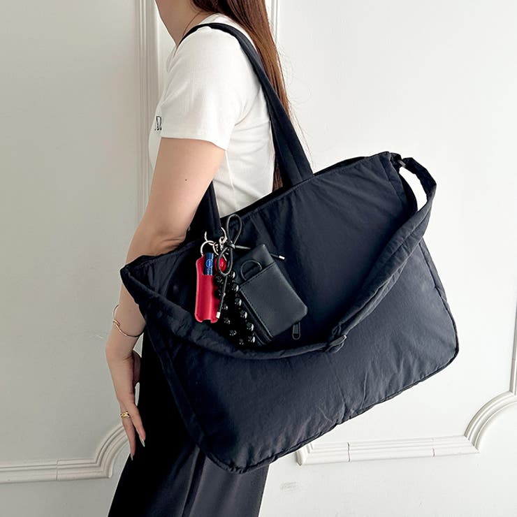 【マザーズバッグ】 A4収納可 軽量２WAYナイロントートバッグ | Outfitter lab | 詳細画像11 