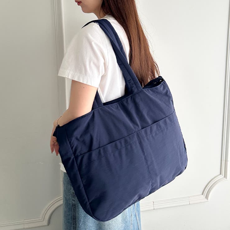 【マザーズバッグ】 A4収納可 軽量２WAYナイロントートバッグ | Outfitter lab | 詳細画像17 