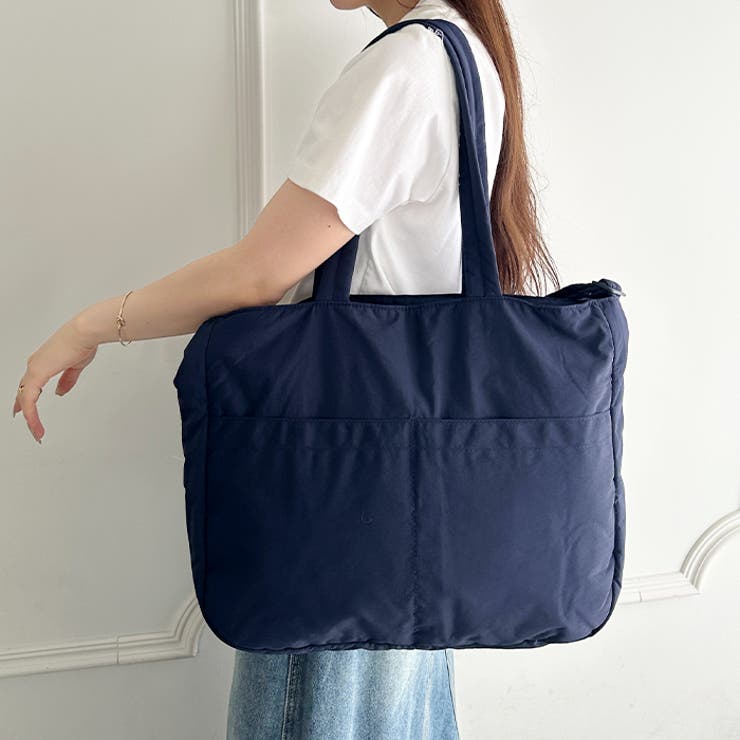 【マザーズバッグ】 A4収納可 軽量２WAYナイロントートバッグ | Outfitter lab | 詳細画像18 