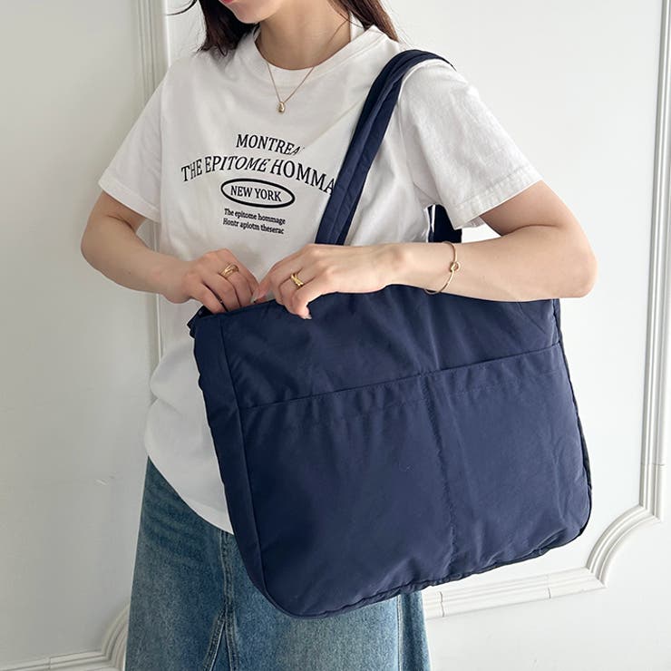 【マザーズバッグ】 A4収納可 軽量２WAYナイロントートバッグ | Outfitter lab | 詳細画像19 