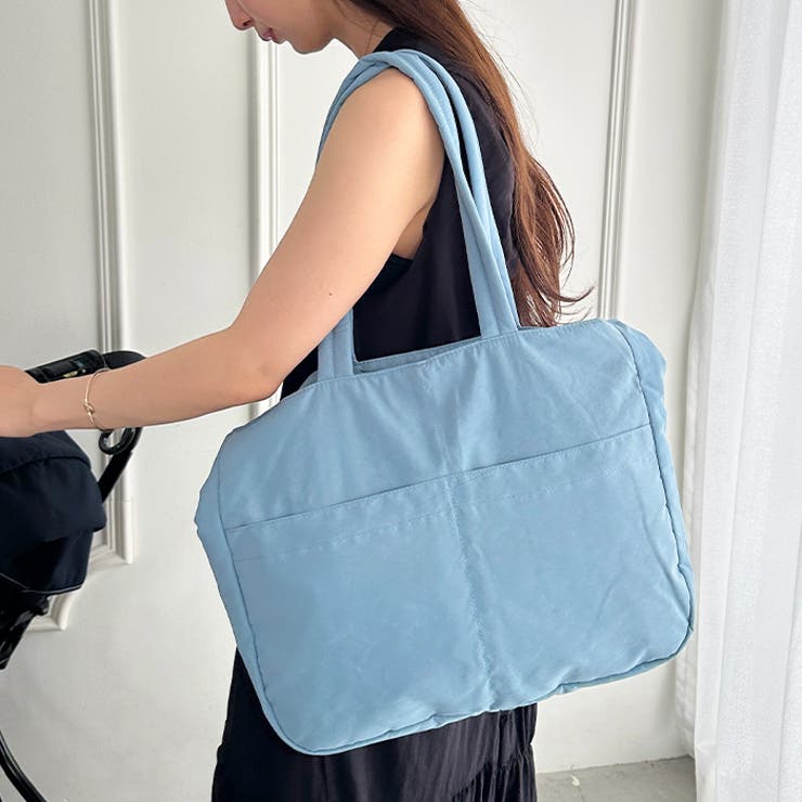【マザーズバッグ】 A4収納可 軽量２WAYナイロントートバッグ | Outfitter lab | 詳細画像23 