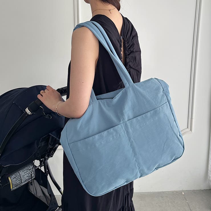 【マザーズバッグ】 A4収納可 軽量２WAYナイロントートバッグ | Outfitter lab | 詳細画像25 